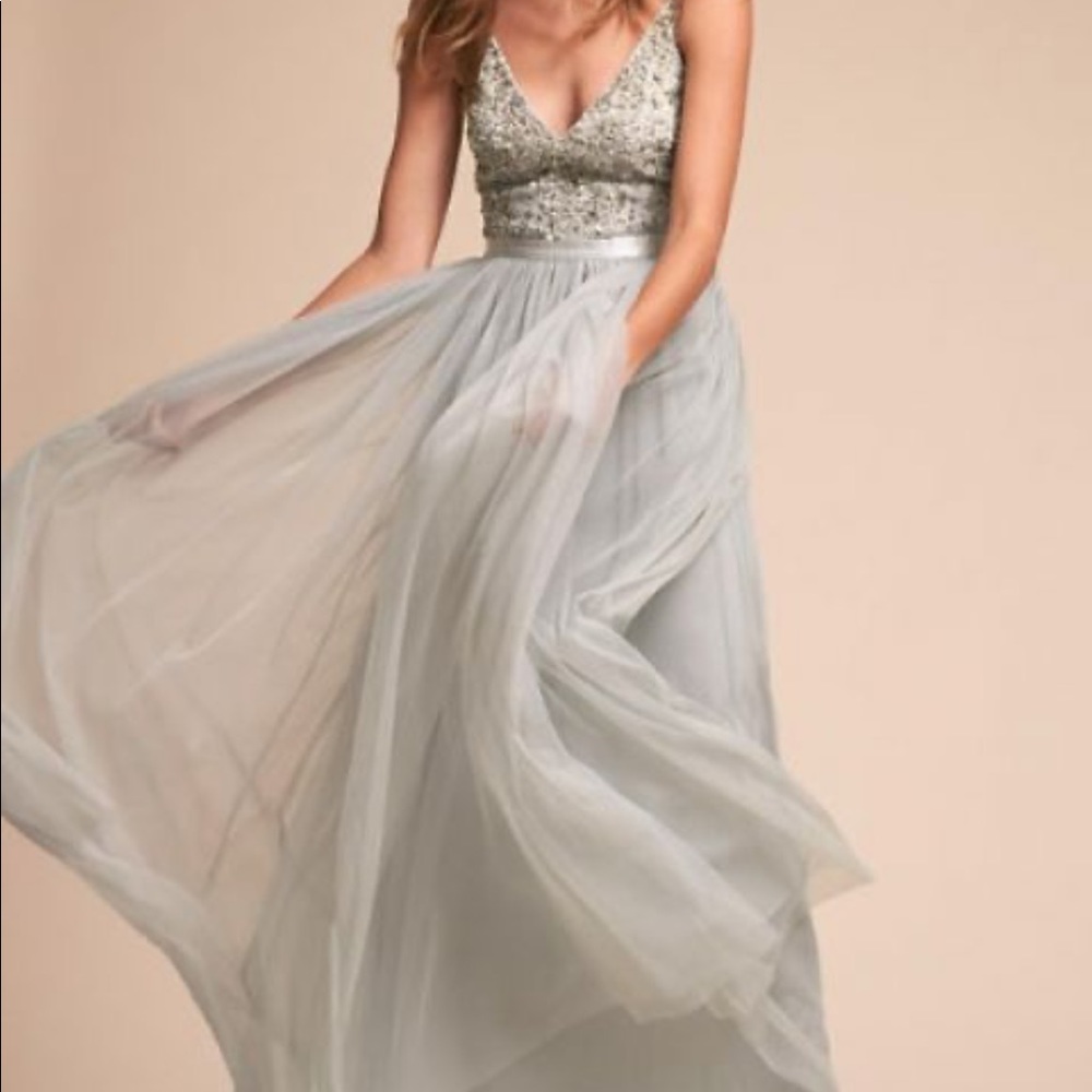 BHLDN • Avery Dress in Fog